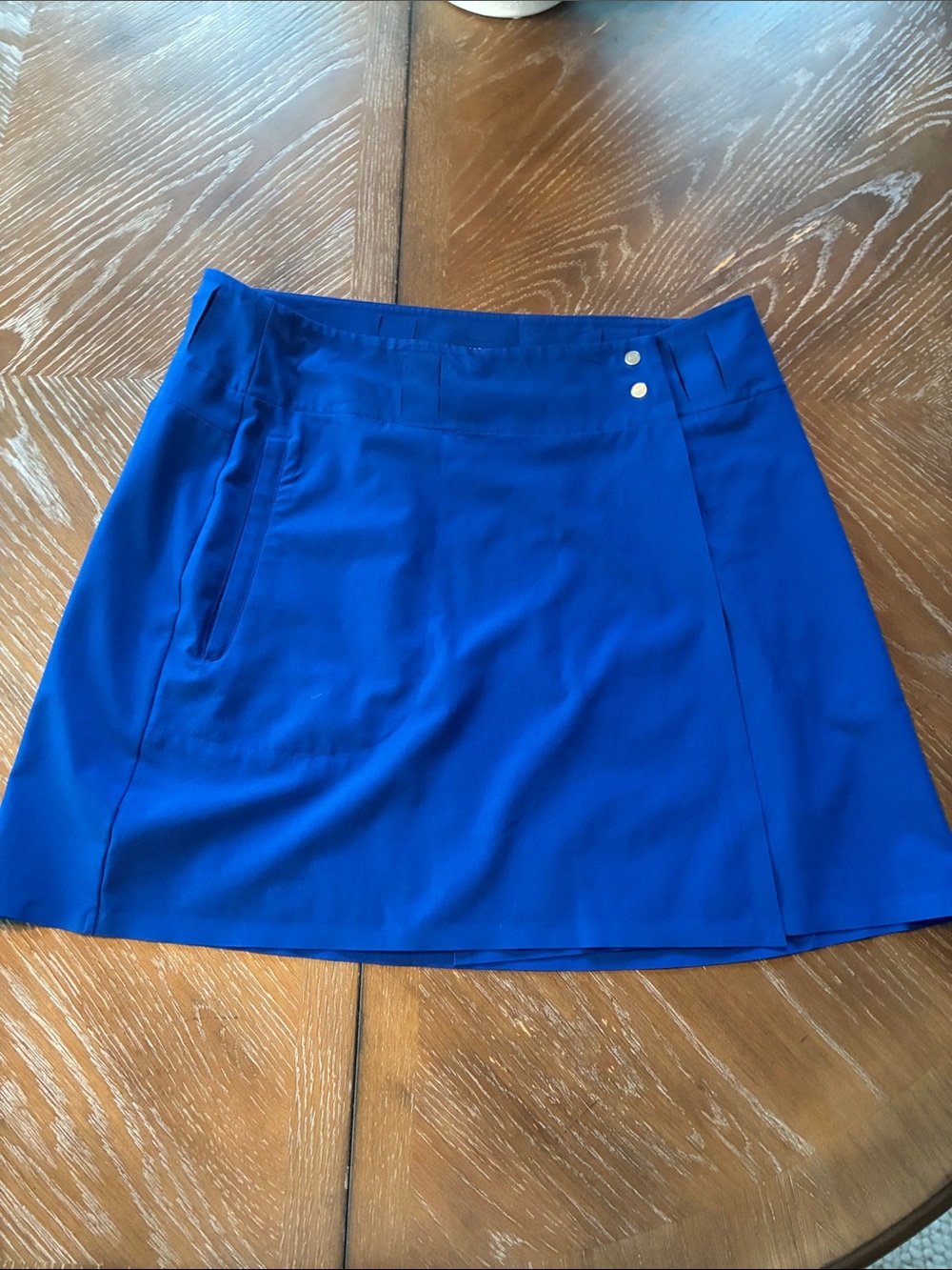 Nike Royal Blue Mini Skirt with Side Snap Detail